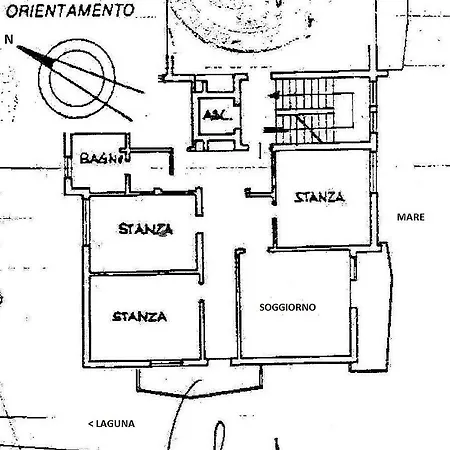 Daire Casa Murazzi Venedik-Lido